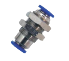 PTC CONNECTOR STRAIGHT BULKHEAD 5/32" X 5/32"