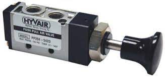 PUSH PULL 1/4" PORT 5 Port, 4 Way, 2 Pos., Detented